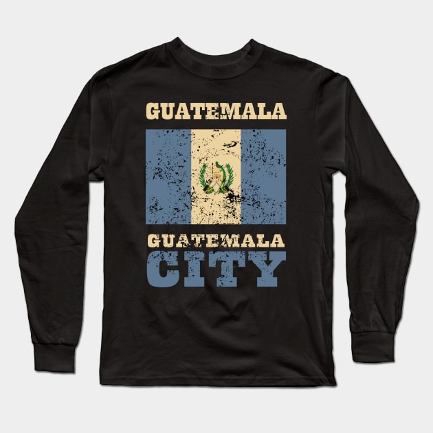 Flag of Guatemala Long Sleeve T-Shirt by KewaleeTee